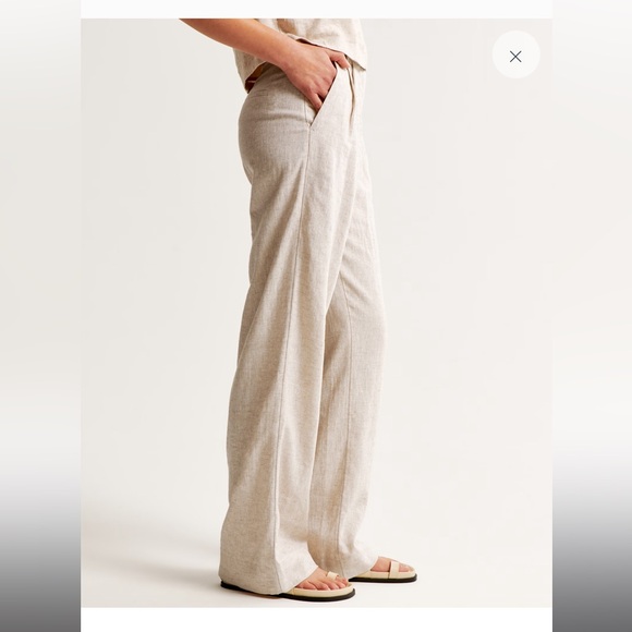 A&F Sloane Tailored Premium Linen Pant - Picture 9 of 9